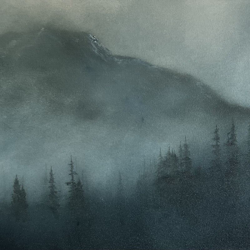 Mountain Chill - 18x36inch on deep edge canvas