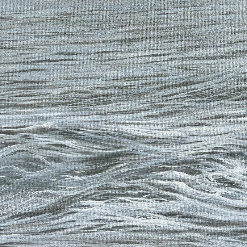 On a Wing and a Prayer - 12x24inch on deep edge canvas