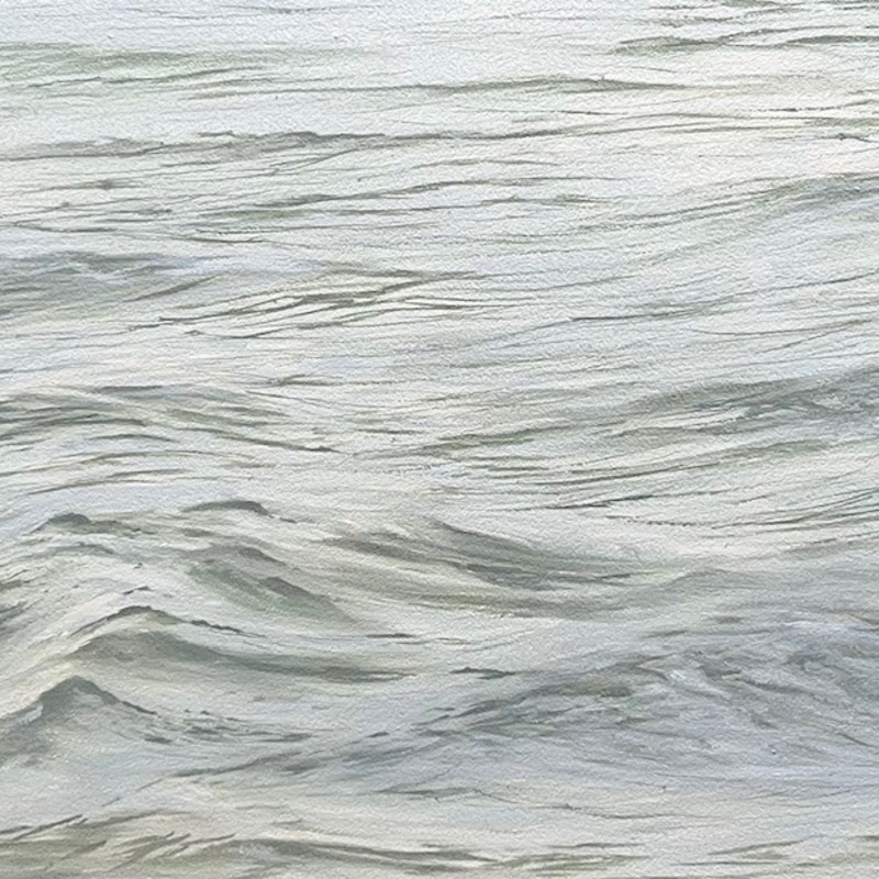 Chill - framed 8x16inch on 3mm hardboard